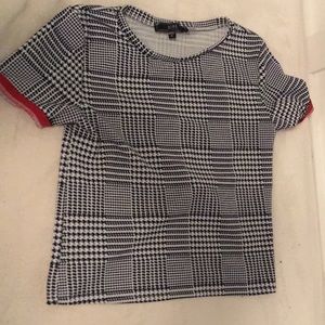 checkered ross shirt